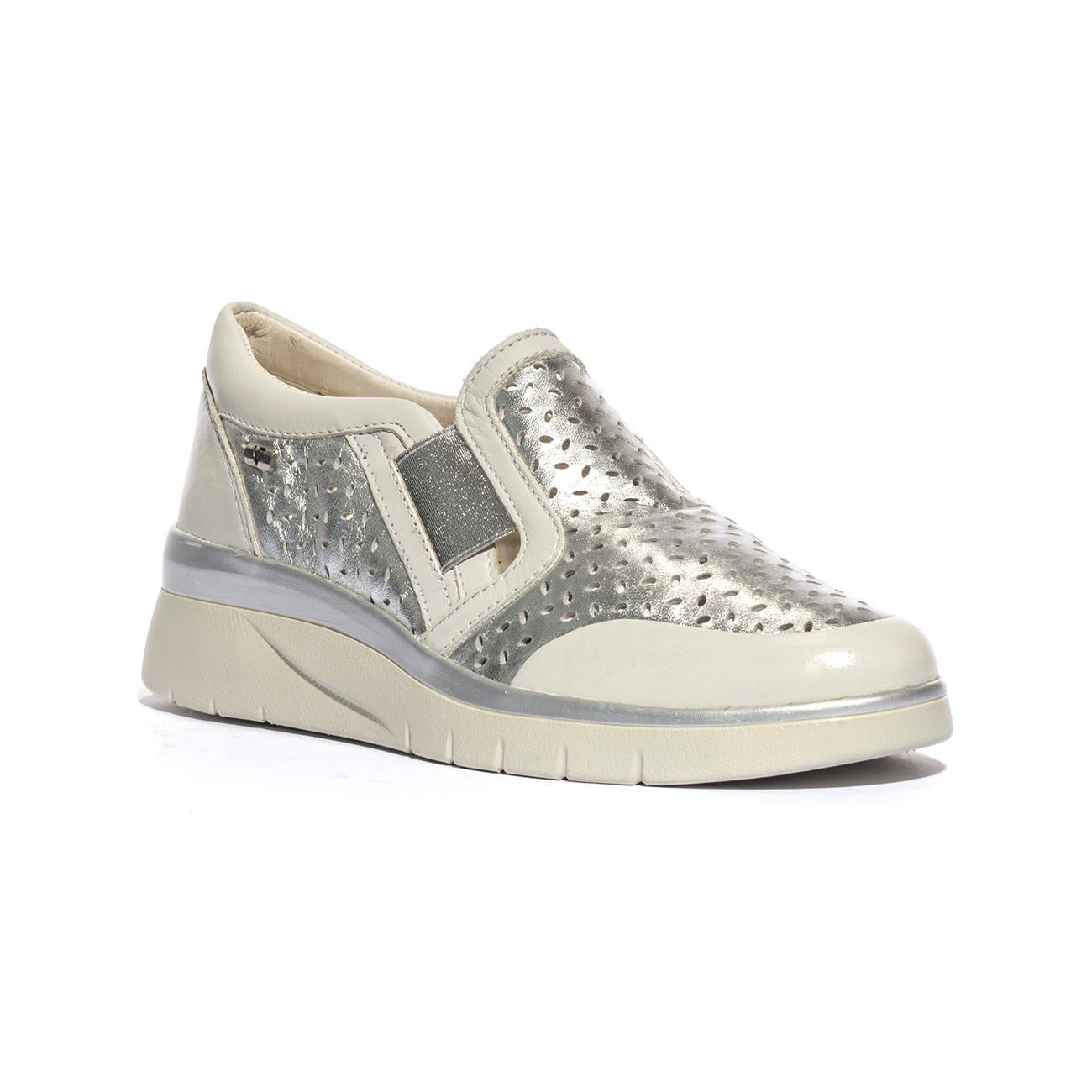 VALLEVERDE 36350 ARGENTO Slip-on Donna 