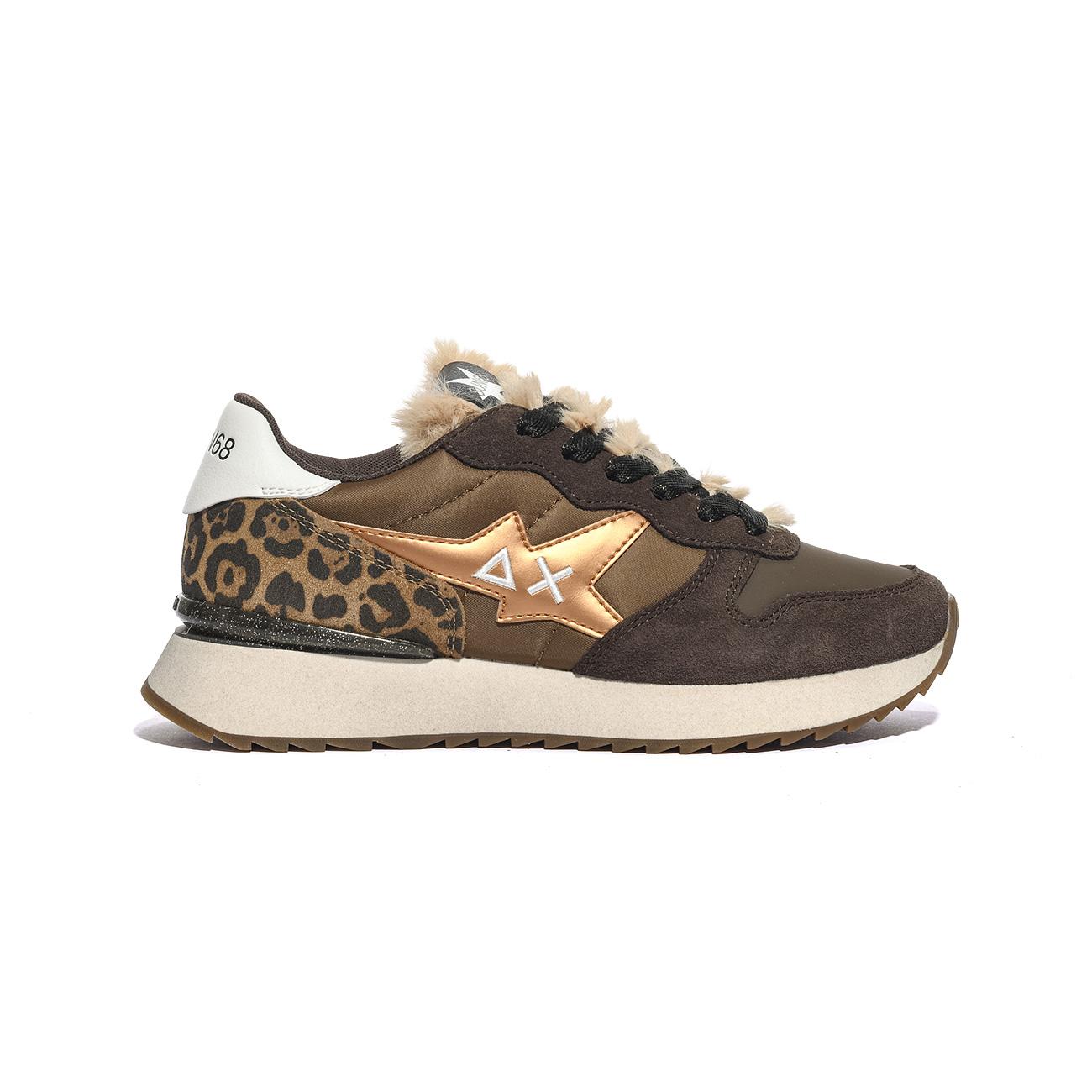 Sneakers Sun68 STARGIRL ANIMAL MArroni Z45218MARRONE SUN 68