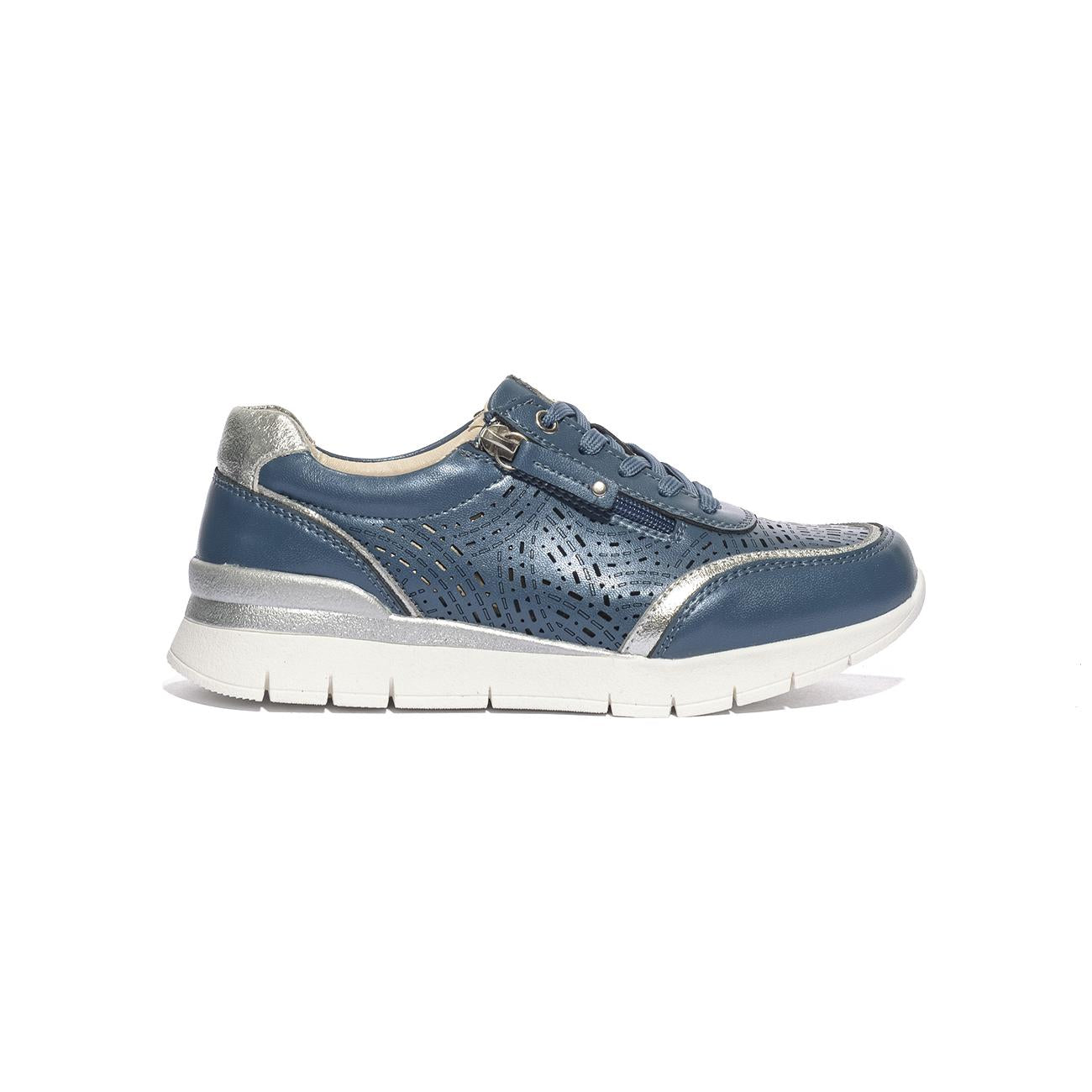CC RESORTS CAIRO BLUE SILVER Sneakers Donna 