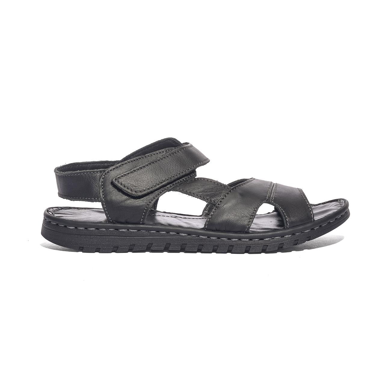 GLAMOUR 56004 NERO Sandali Uomo 