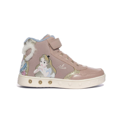 GEOX J468WG 011KN LT ROSE PLATINUM     C8W2U Sneakers Bambina 