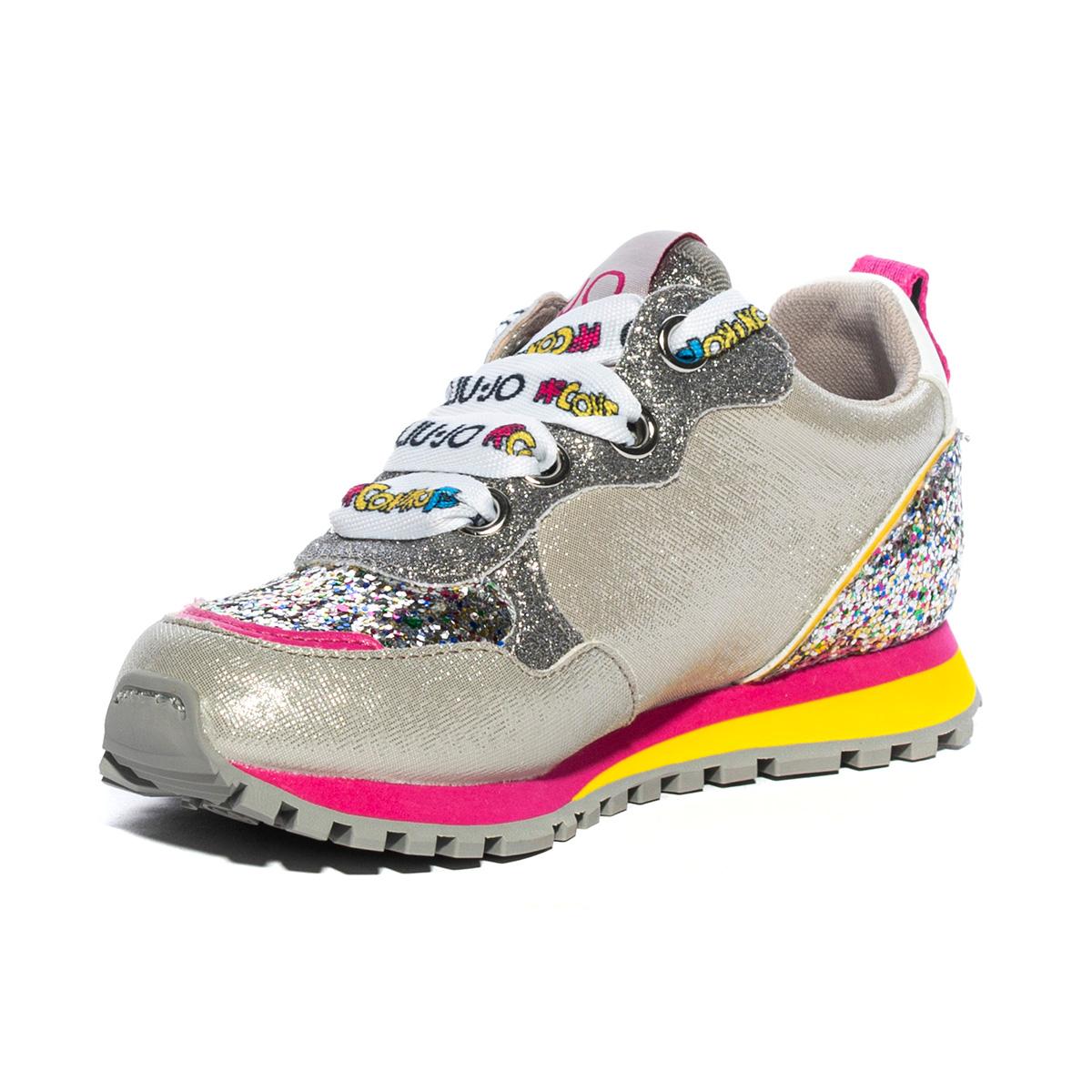 Sneaker Liu Jo Wonder 10 Argento Me Contro Te 4F0831EX015SILVER LIUJO