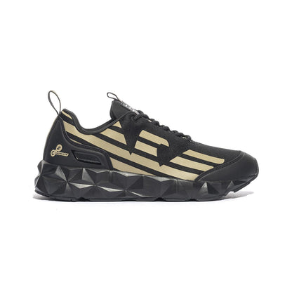 ARMANI X8X217 TRIPLE BLACK GOLD Sneakers Uomo 