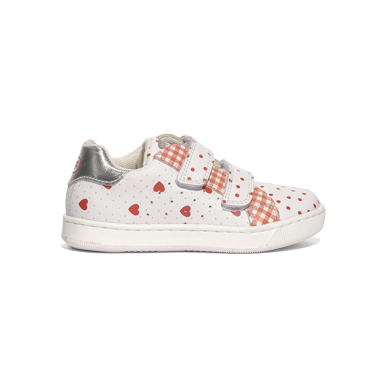 FALCOTTO 0012017749.11.2N16 WHITE RED Sneakers Bambina 