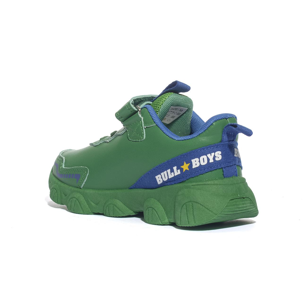 BULL BOYS DNAA5292 VERDE Sneakers Bambino 