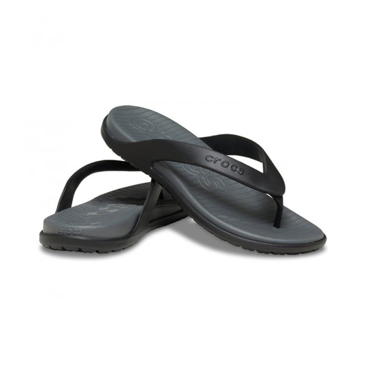 CROCS CR.212035 BLACK SLATE GREY SANDALO Uomo 