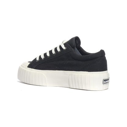 SUPERGA 2631 BLACK WHITE Sneakers Donna 