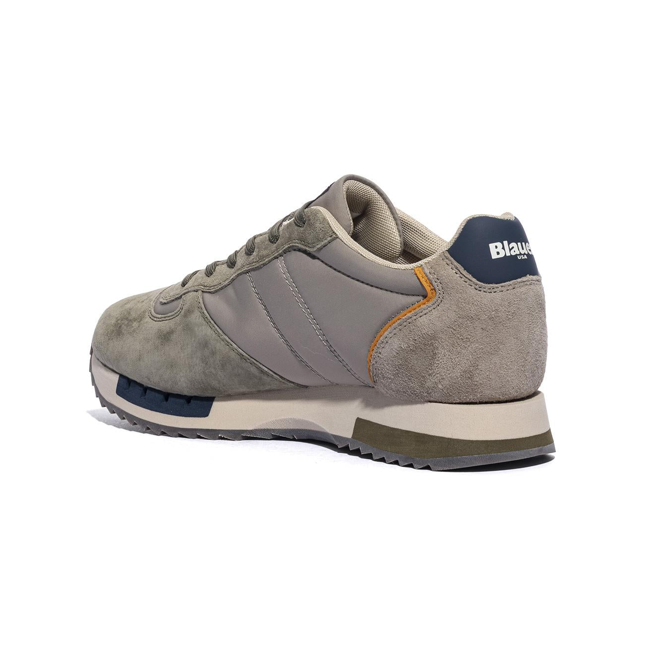 BLAUER S6QUEENS01 NUB MILITARY TAUPE Sneakers Uomo 