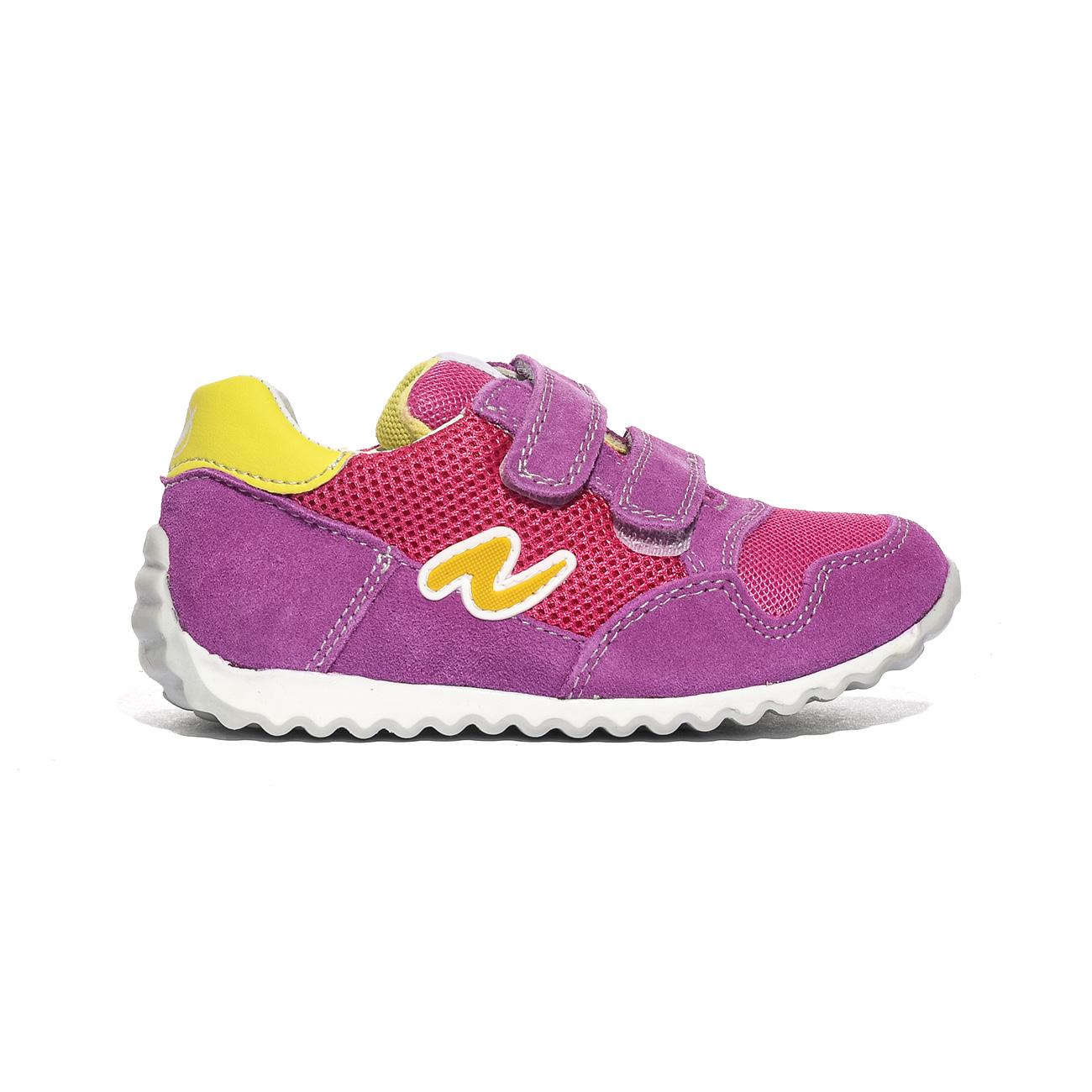 NATURINO 0012016558.01.1M28 DEEP PINK.PAGLIA Sneakers Bambina 