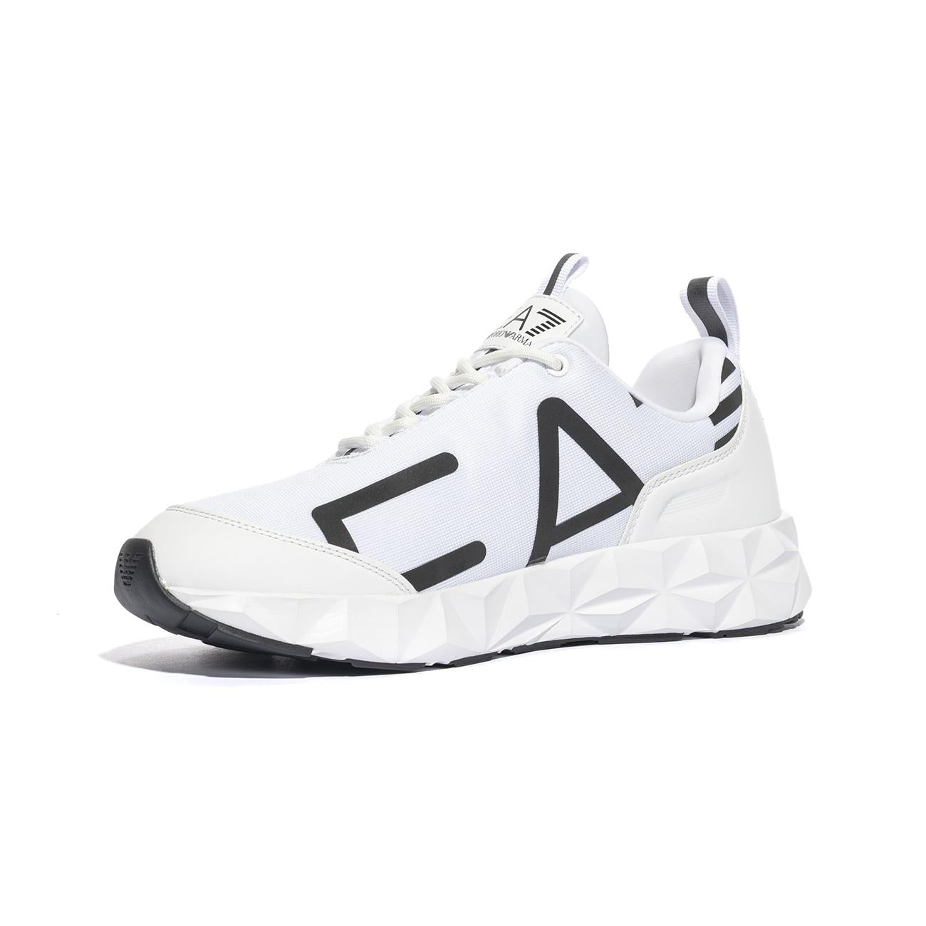 ARMANI X8X217 WHITE BLACK Sneakers Uomo 