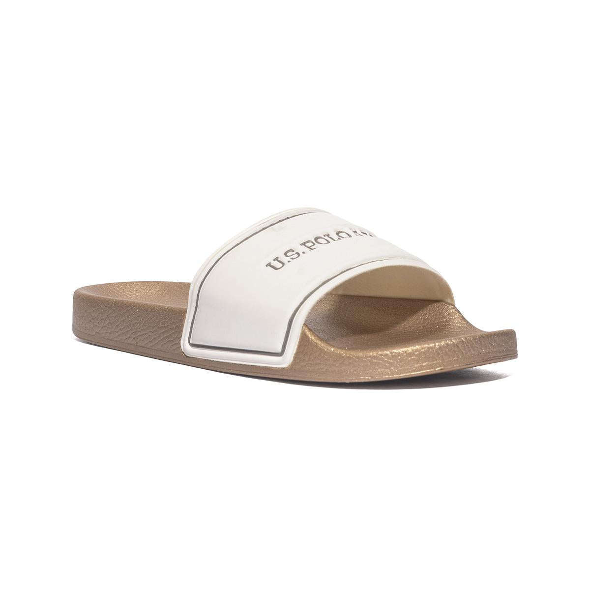 U.S. POLO ASSN. SONIA 2FX WHITE Ciabatte Donna 