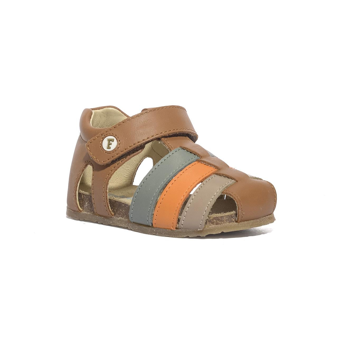 FALCOTTO 0011500736.02.4D10 COGNAC SAGE Sandali Bambino 