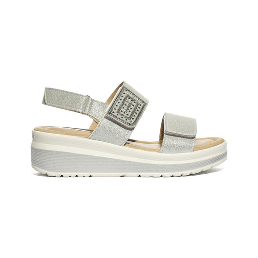VALLEVERDE VMI104M ARGENTO Sandali Donna 