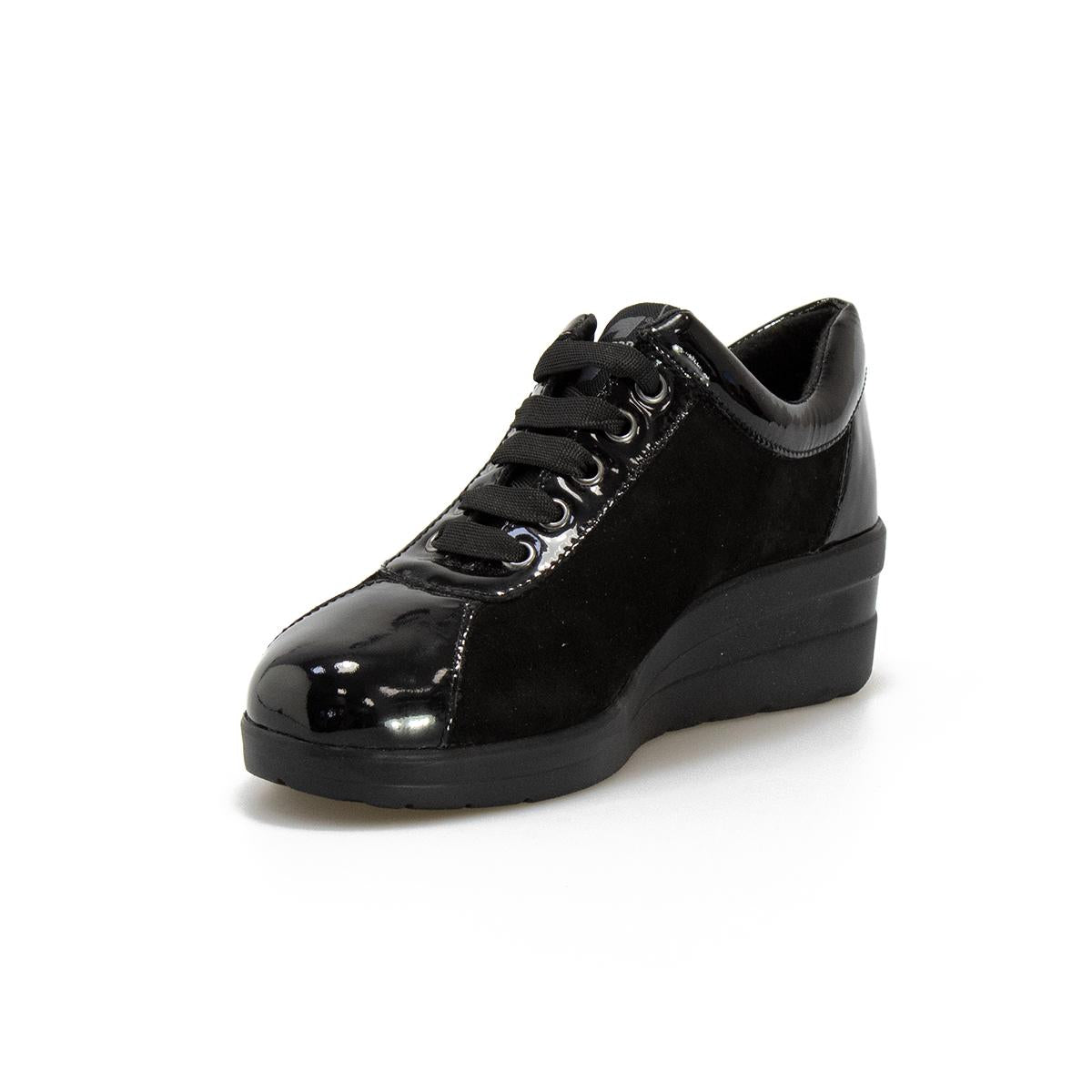 VALLEVERDE 36204 SUEDE BLACK Sneakers Donna 