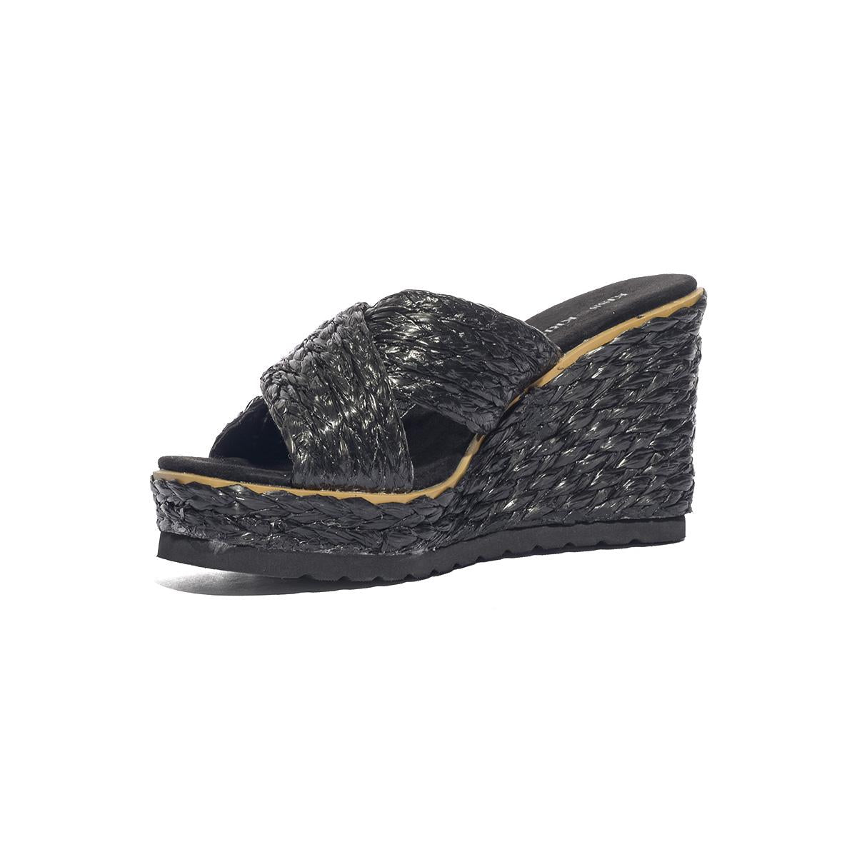 KISS KRISS K52 NERO Sandali Donna 