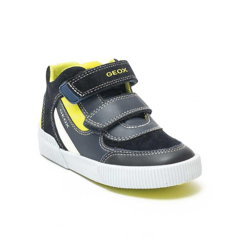 GEOX B94A7A NAVY LIME P C0749 Sneakers Bambino 