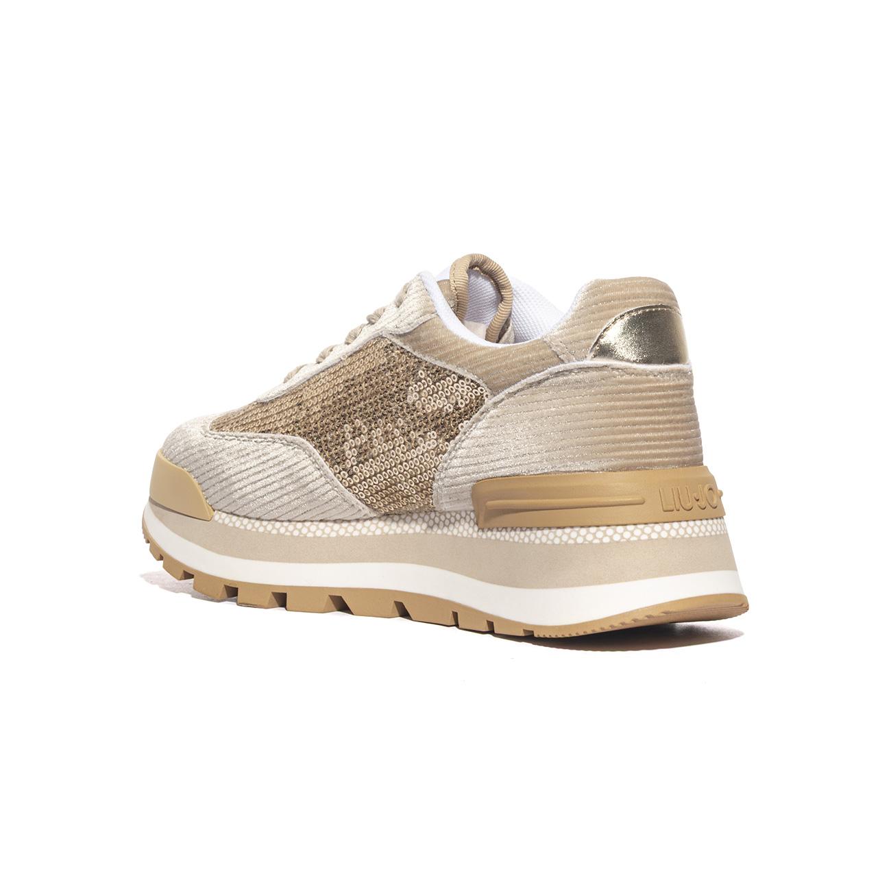 Sneakers Liu Jo AMAZING  Beige BF4053TX432S1802SEQUINS EBONY LIUJO