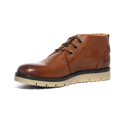DINO DRAGHI LP102 COGNAC Polacchine Uomo 