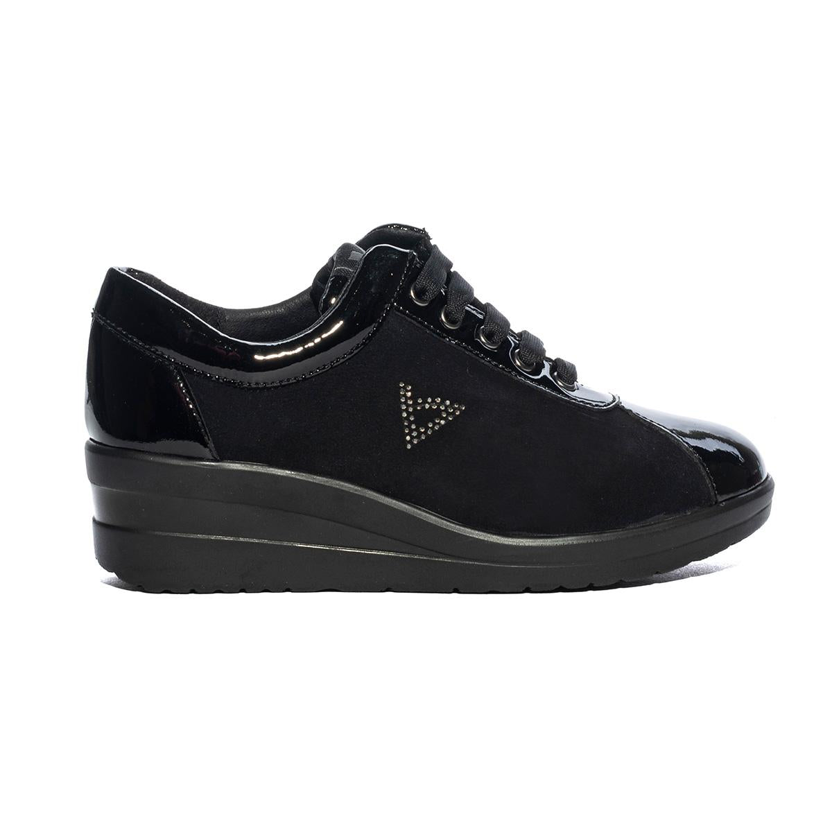 VALLEVERDE 36204 SUEDE BLACK Sneakers Donna 