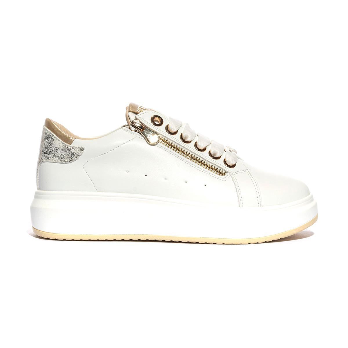 KEYS K10502 WHITE PLATINO Sneakers Donna 