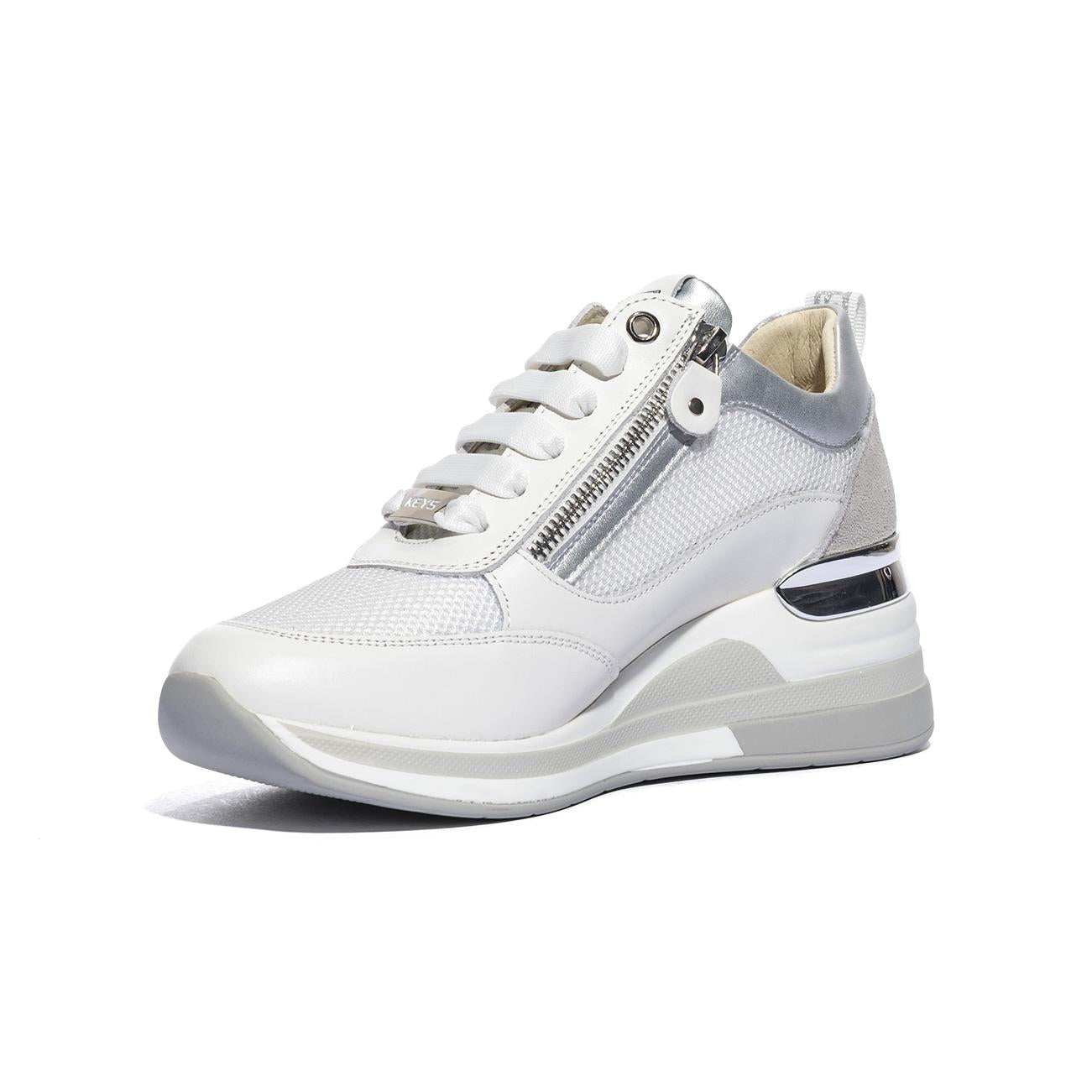 KEYS K11810 WHITE SILVERWHITE SILVER Sneakers Donna 