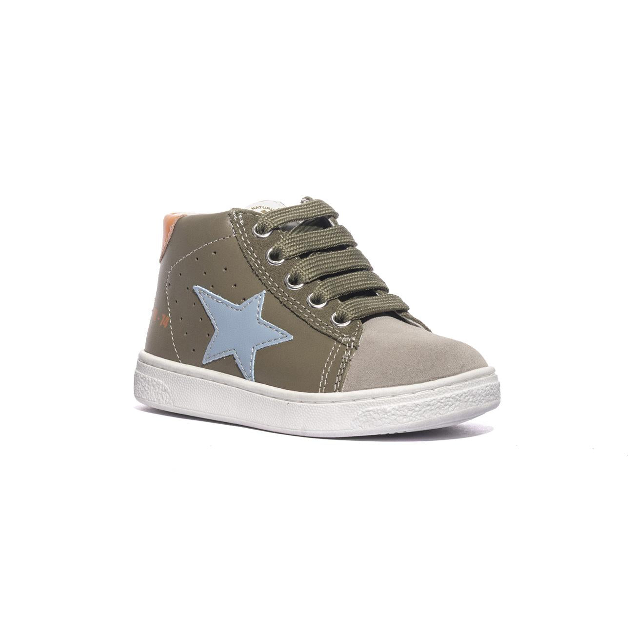 NATURINO 0012017858.01.1D23 TAUPE MILITARY Sneakers Bambino 