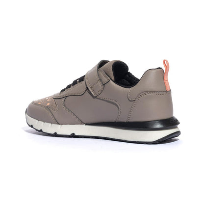 GEOX J46GZB 0BCBL DK BEIGE  C5005 Sneakers Bambina 