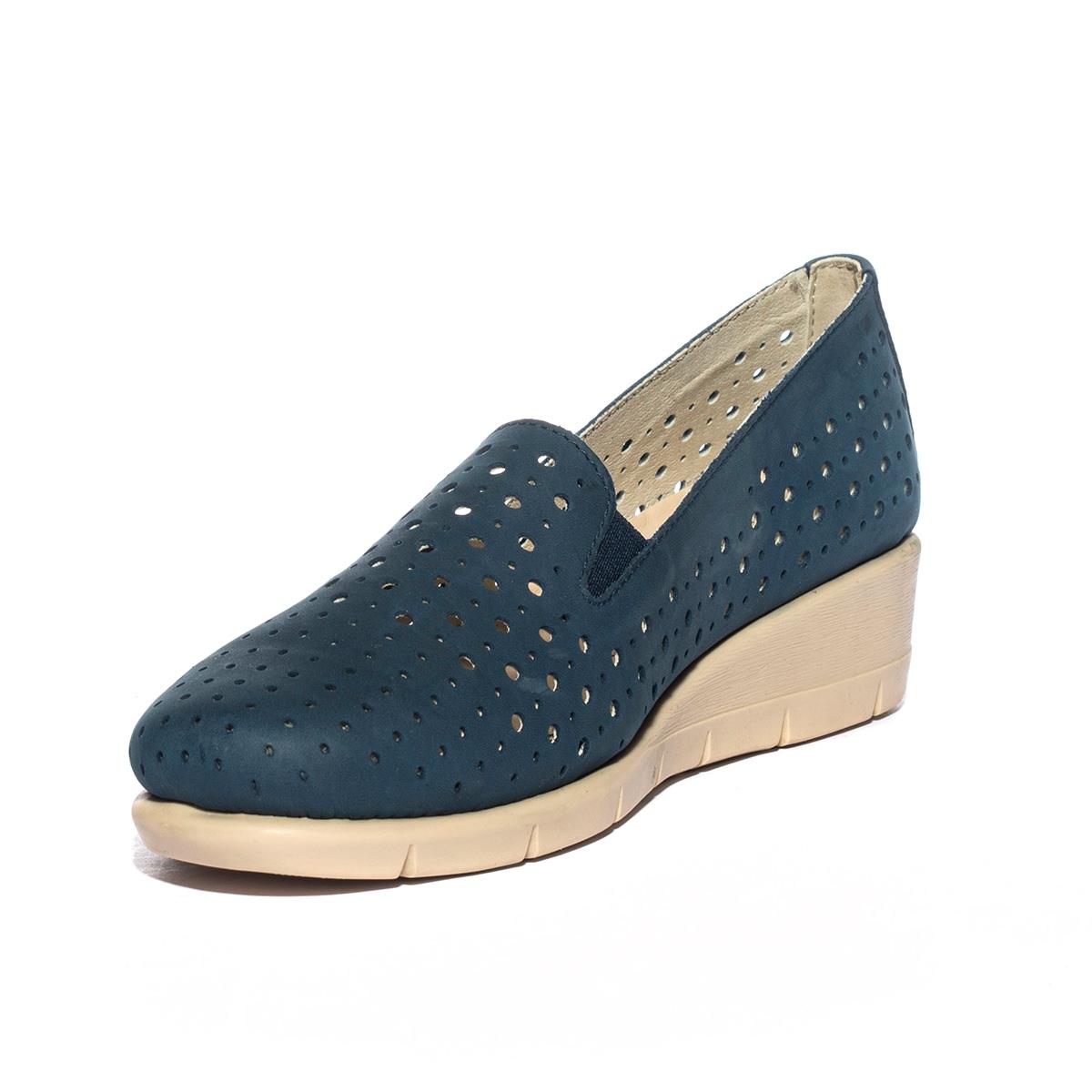 LA+COMODA VERBANIA W800BX BLU Mocassini Donna 