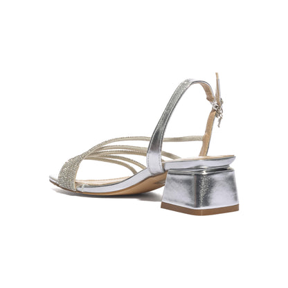 FERRE' F821 SILVER Sandali Donna 