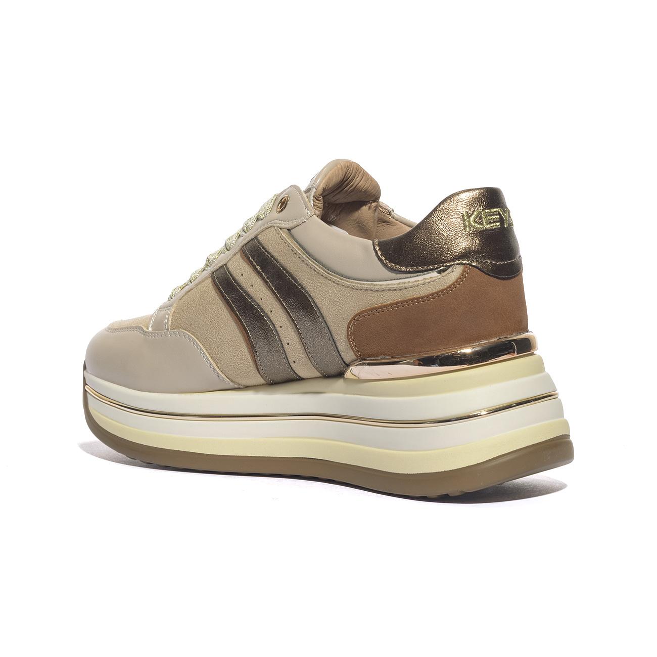 KEYS K11281 BEIGE BRONZO Sneakers Donna 