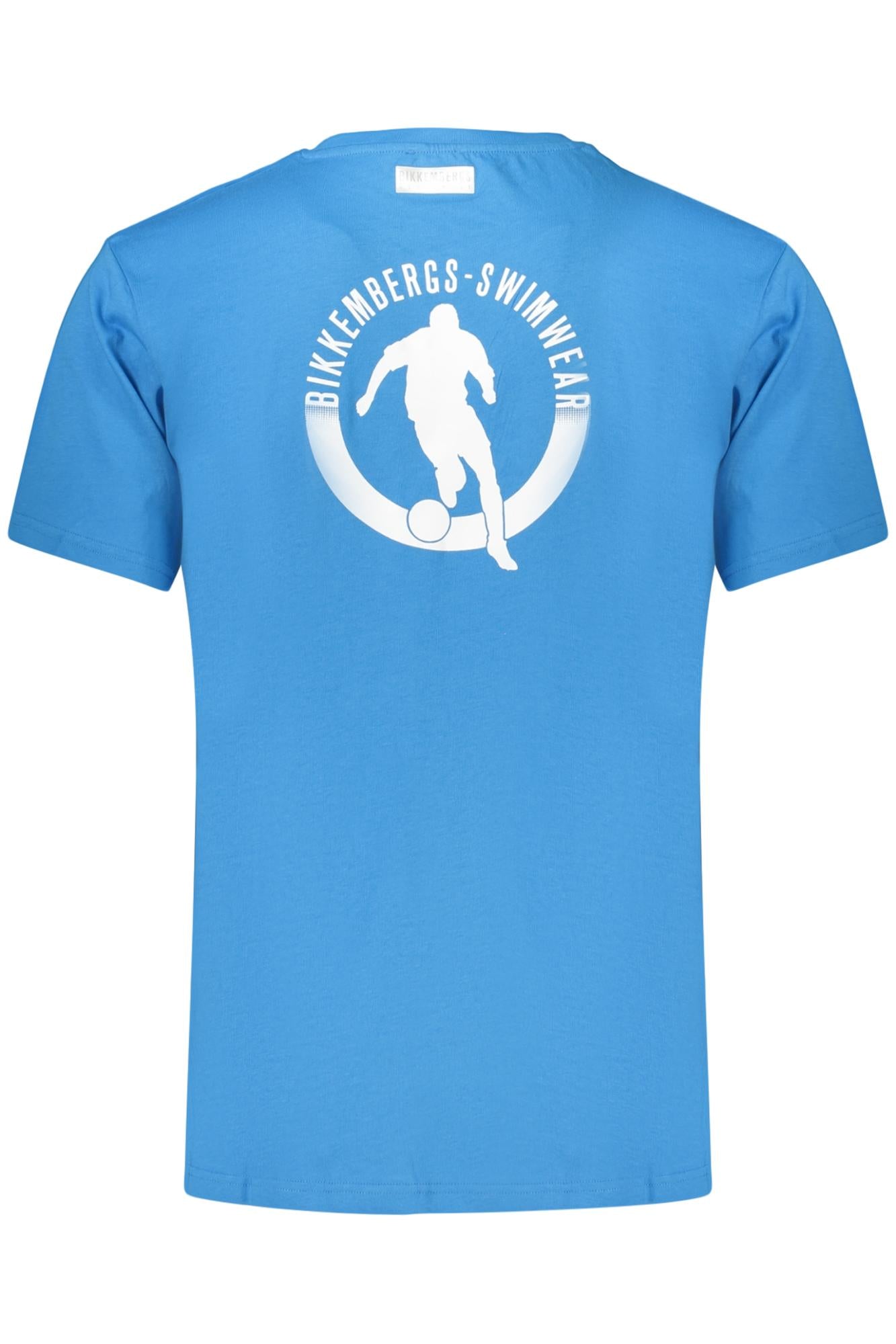 BIKKEMBERGS BKK2MTS01_AZBLUE Celeste T-Shirt Uomo 
