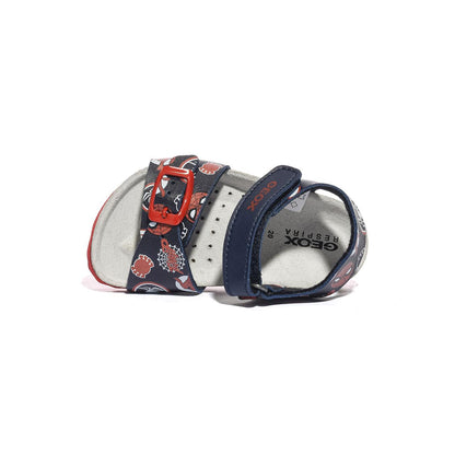 GEOX B922QA 0006A NAVY DKRED C4244 Sandali Bambino 