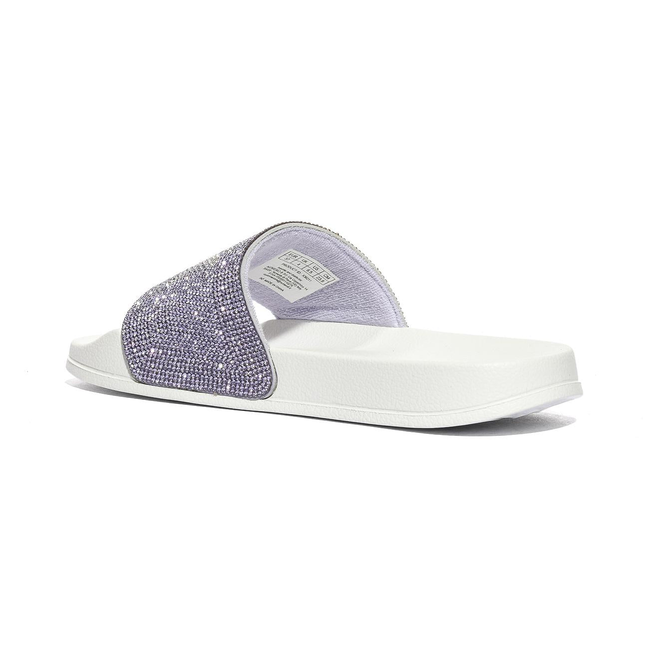 SUN 68 X36211 BIANCO/LILLA Ciabatte Donna 