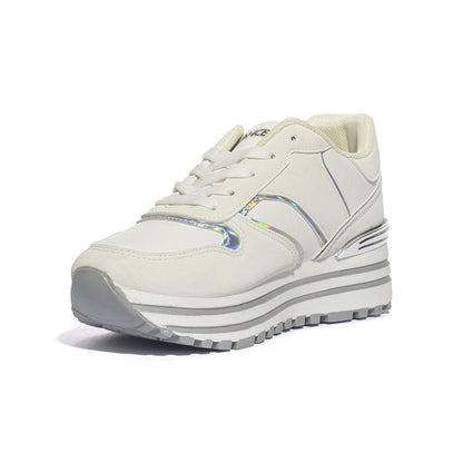 LANCETTI LANC389 WHITE Sneakers Donna 