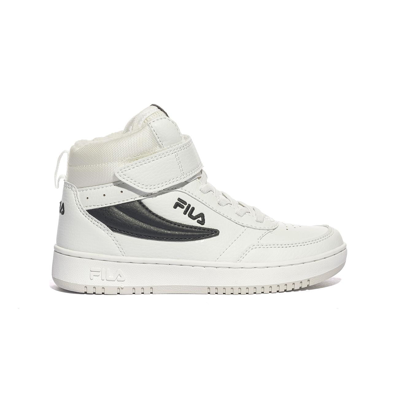 Sneakers FILA REGA NF mid velcro kids Bianche FFK0229White-Black FILA