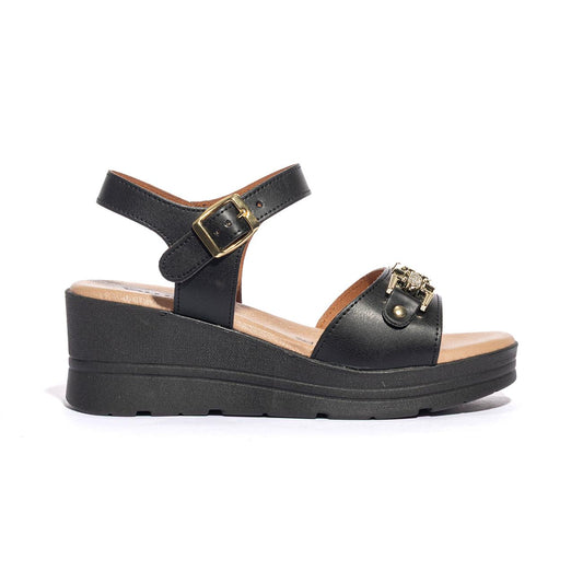 VALLEVERDE 55580 NERO Sandali Donna 