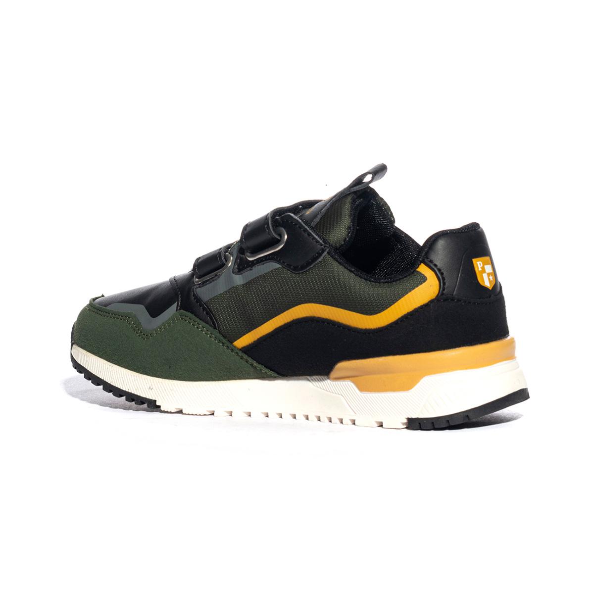 U.S. GOLF CLUB LUKE002 OLIVE BLACK Sneakers Bambino 