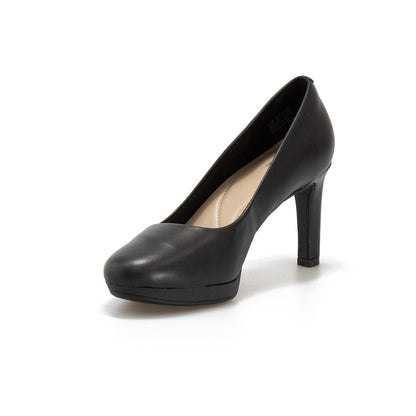 CLARKS 157764 BLACK LEATHER Decollete Donna 