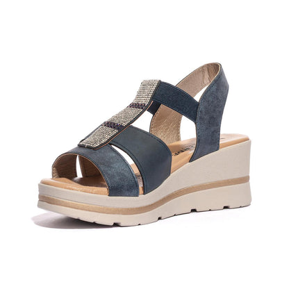 VALLEVERDE 55581 BLU Sandali Donna 