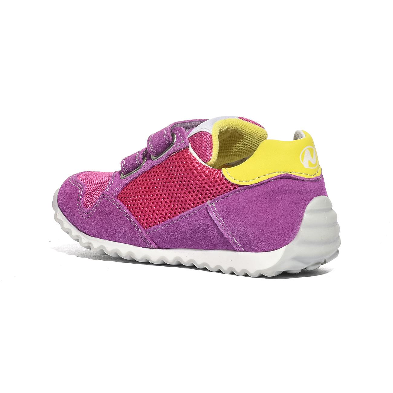 NATURINO 0012016558.01.1M28 DEEP PINK.PAGLIA Sneakers Bambina 