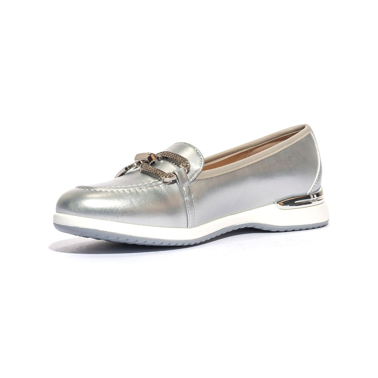 KEYS K9203 SILVER Mocassini Donna 