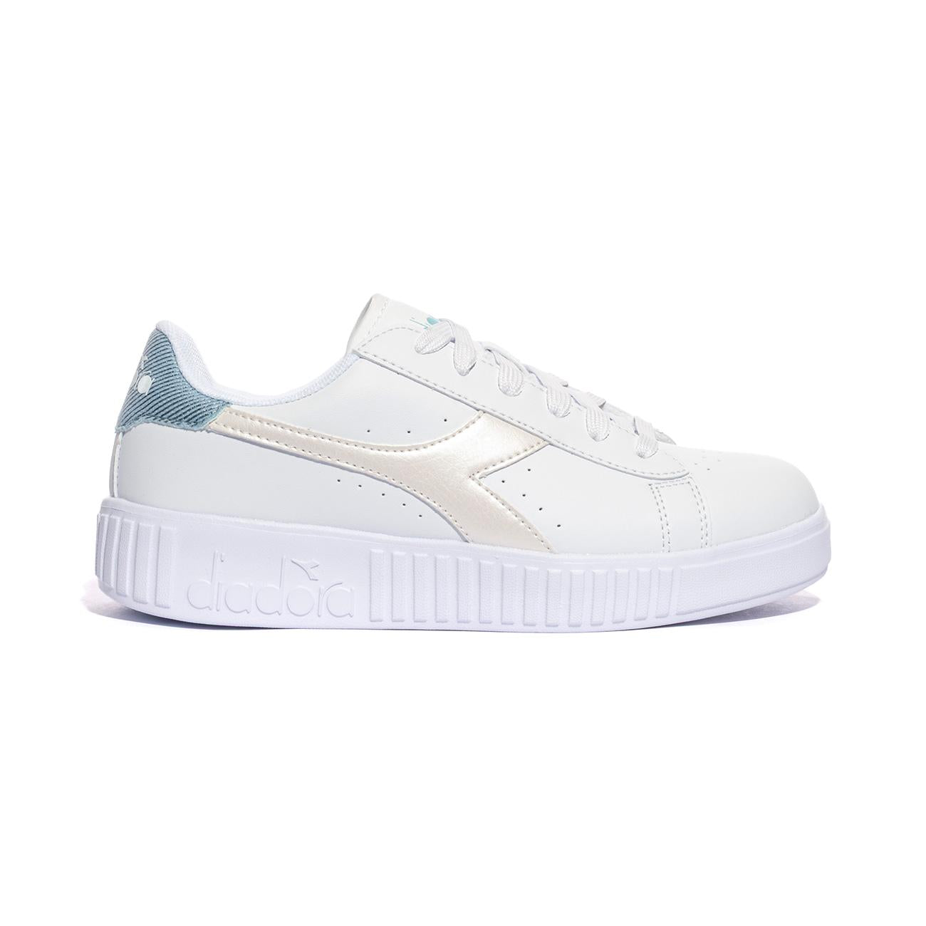 DIADORA 101.181541 BIANCO AZZURRO CIELO Sneakers Bambina 