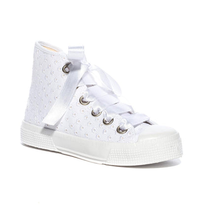 DXO C88 MACRAME BIANCO Sneakers Bambina 