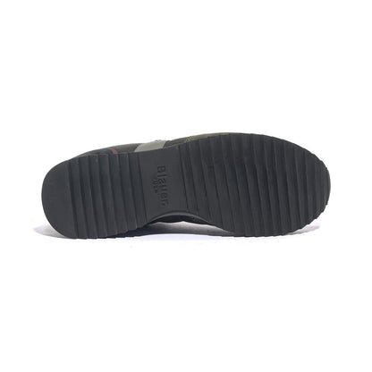 BLAUER F5QUEENS01 BLACK MILITARY Sneakers Uomo 
