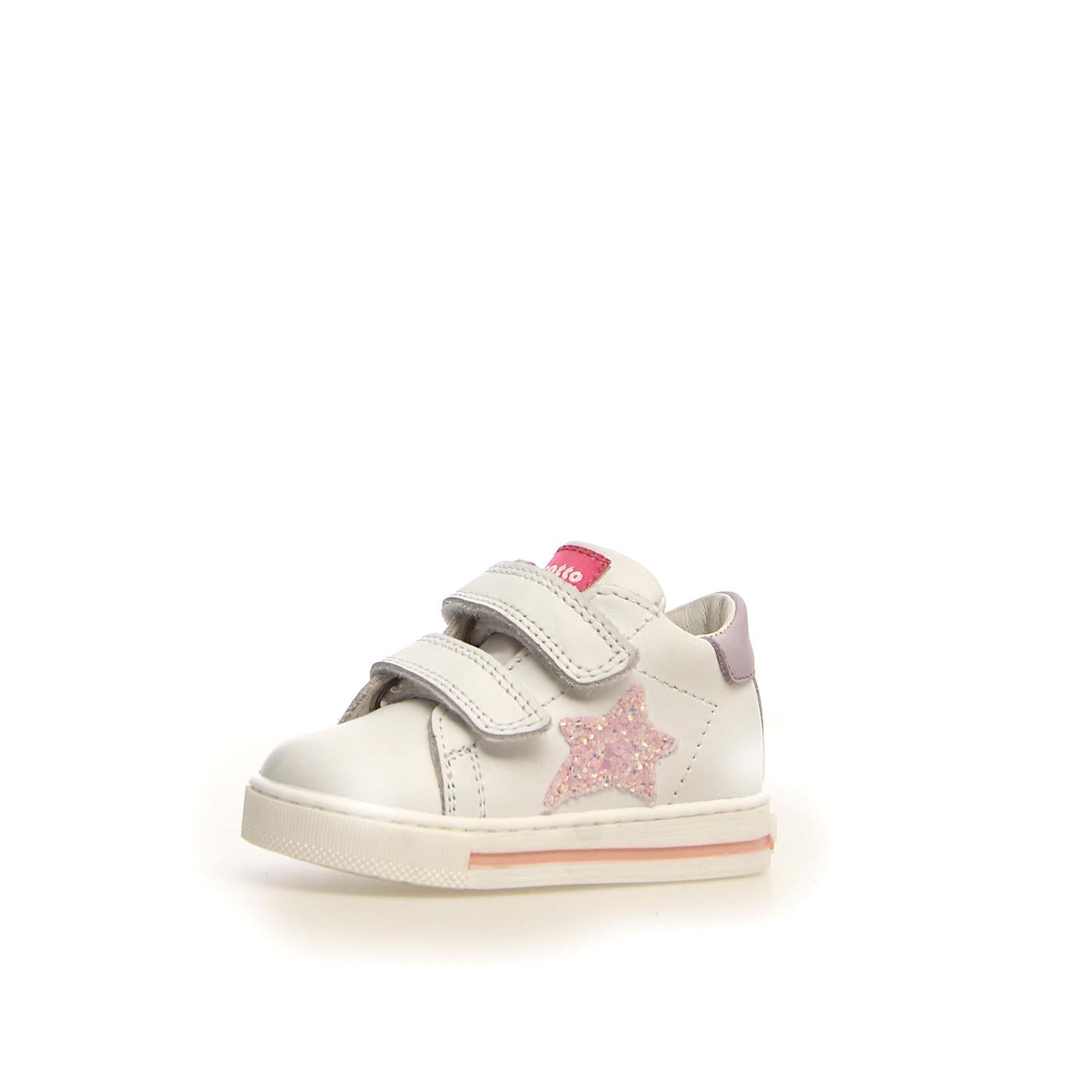 FALCOTTO 0012015350-10-2N68 WHITE-PINK-LILAC Sneakers Bambina 