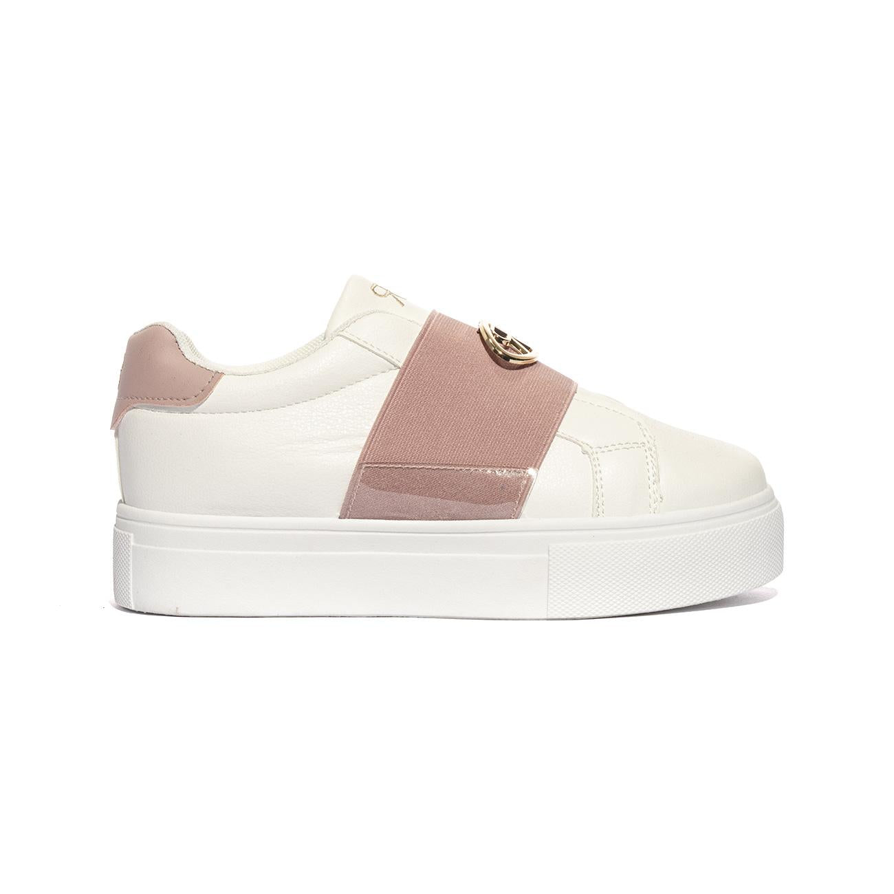 Sneakers Reanto Balestra Reb453 Bianche Rosa REB453WHITE C.GOLD RENATO BALESTRA