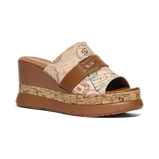 ALV By Alviero Martini ALVSD0155 TAN/SAFARI PASSPORT Sandali Donna 