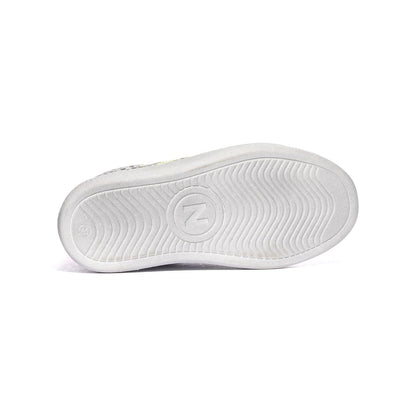 NATURINO 0012017858.07.1N37 WHITE BLACK YELLOW Sneakers Bambina 