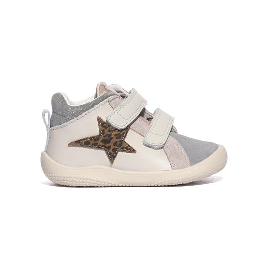Sneakers Naturino Belix  Bianche 0012018730.02.2B22GREY CIPRIA MILK NATURINO