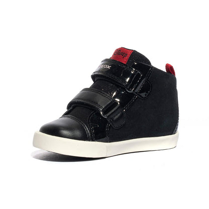 GEOX B36D5D 022HH BLACK RED C0048 Sneakers Bambina 